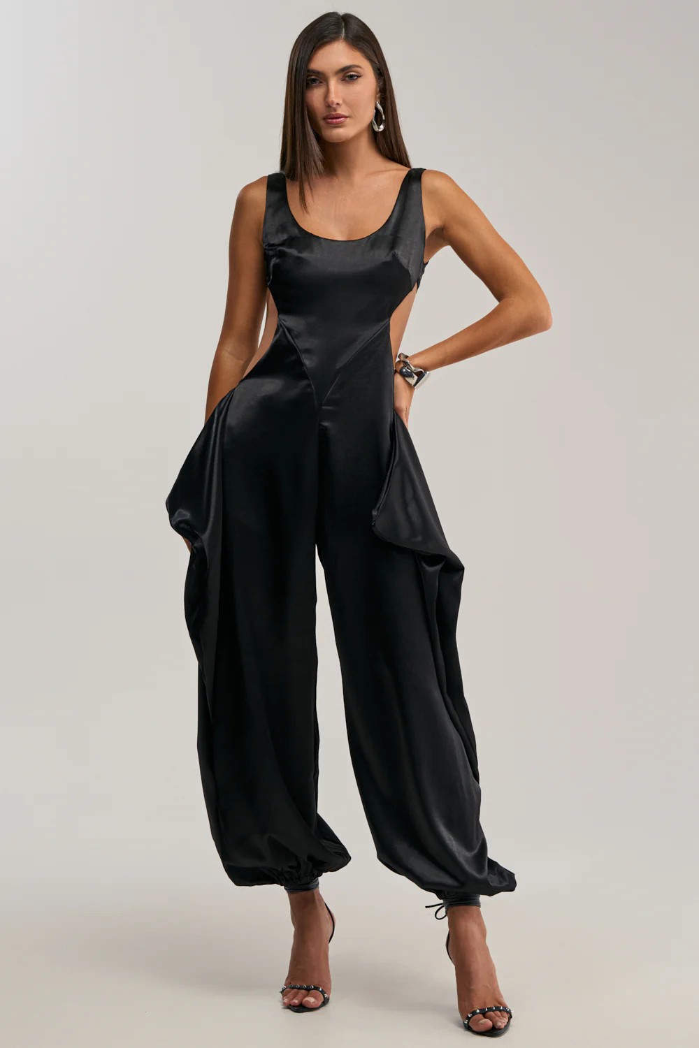 A MOMENT IN SATIN JUMPSUIT - Image 3