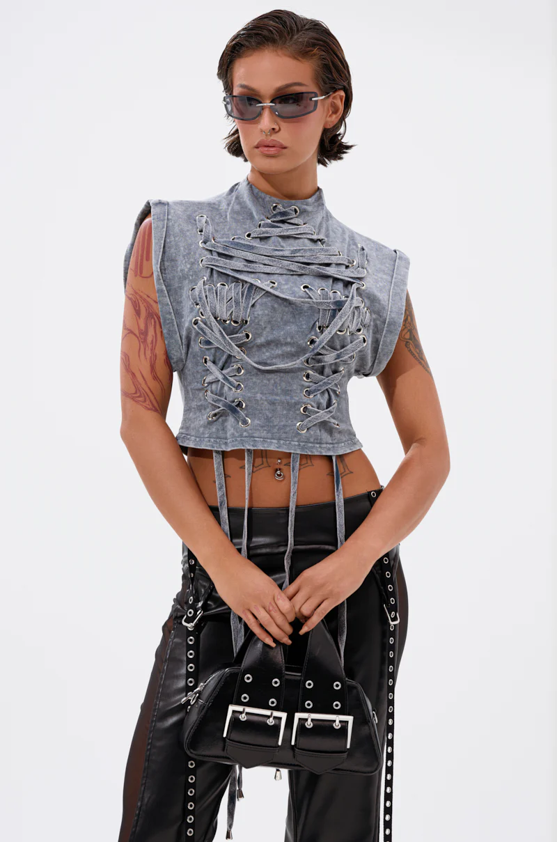 ABLE TO SEE ME STRAPPY TOP - Image 2