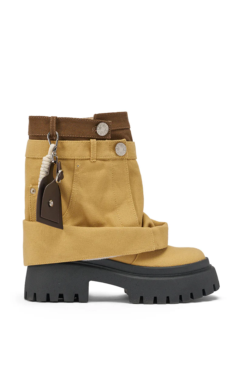 AKIRA GOLD FAE TAN BOOTIE - Image 5