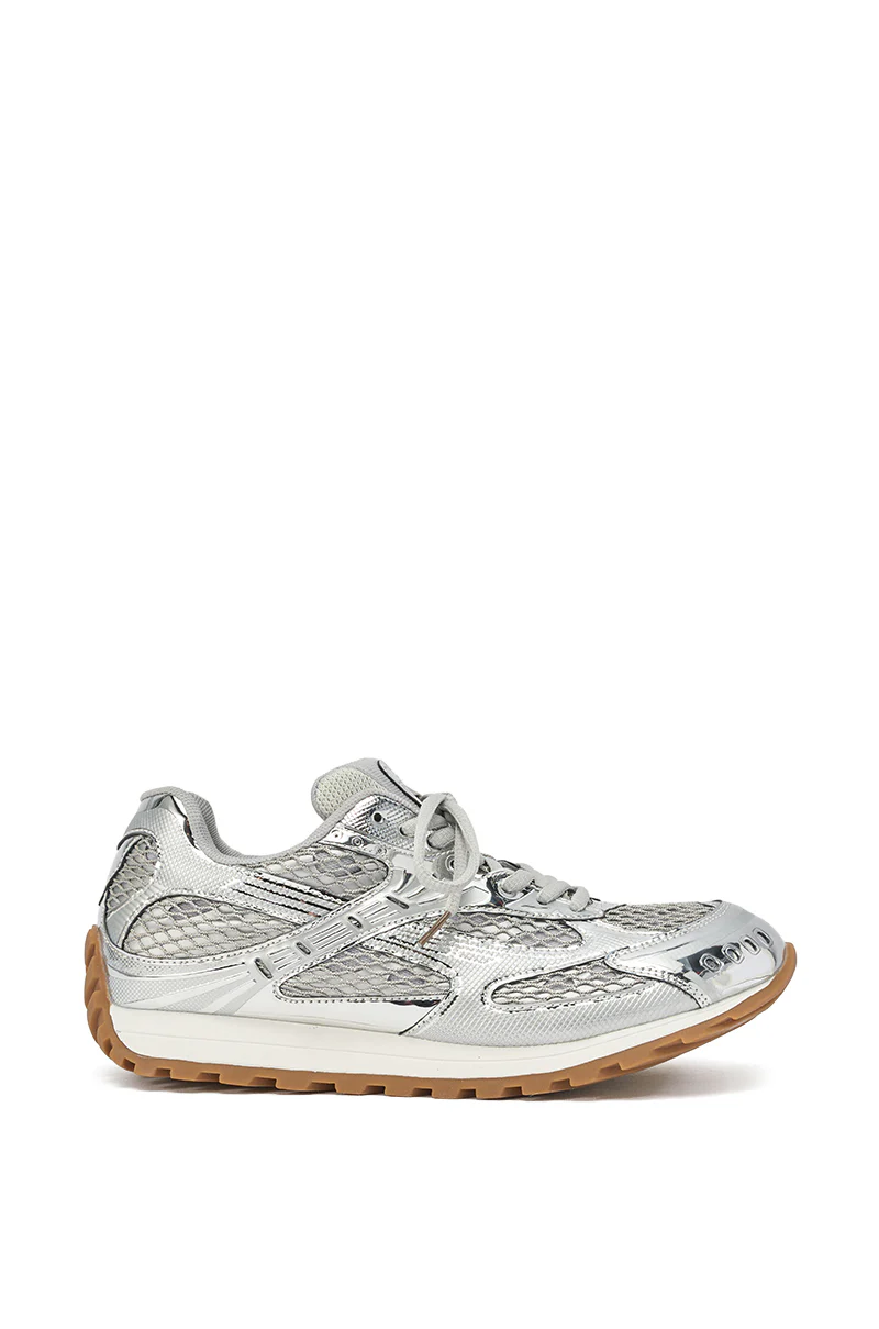 AKIRA GOLD LENIYA SILVER SNEAKER - Image 3
