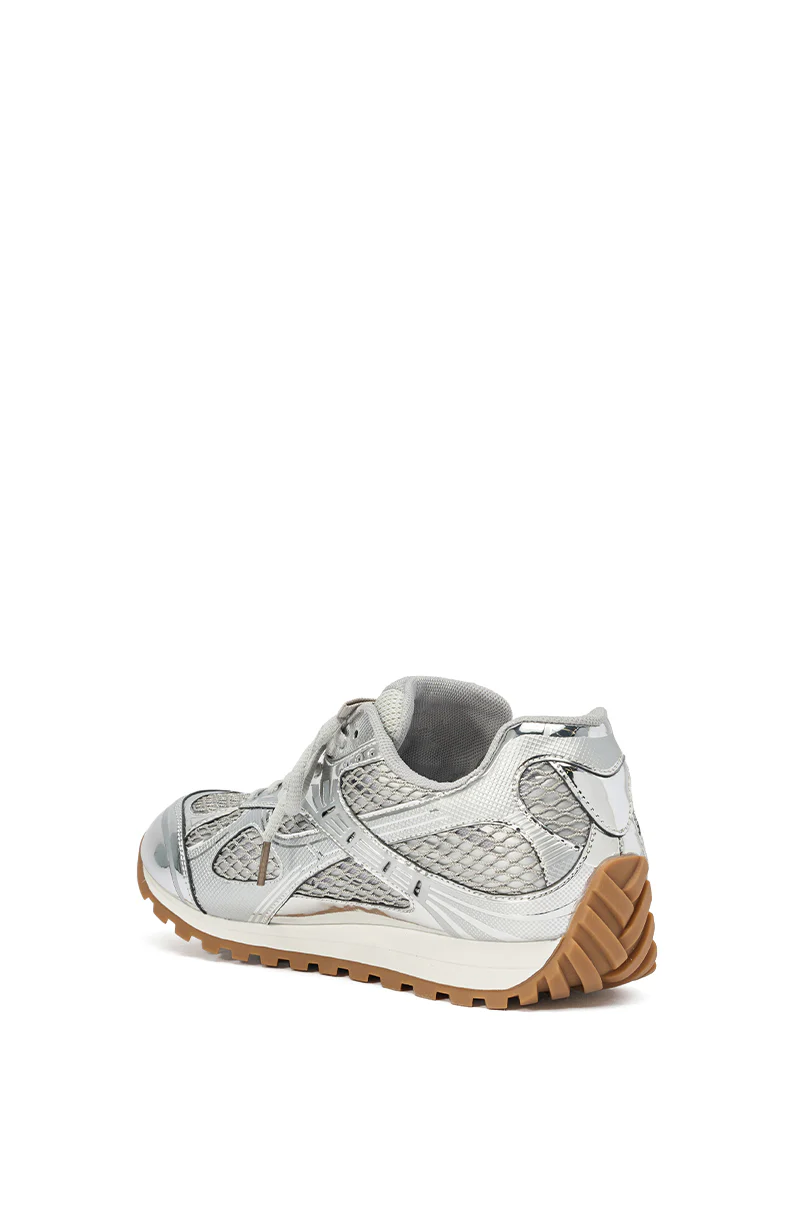 AKIRA GOLD LENIYA SILVER SNEAKER - Image 5