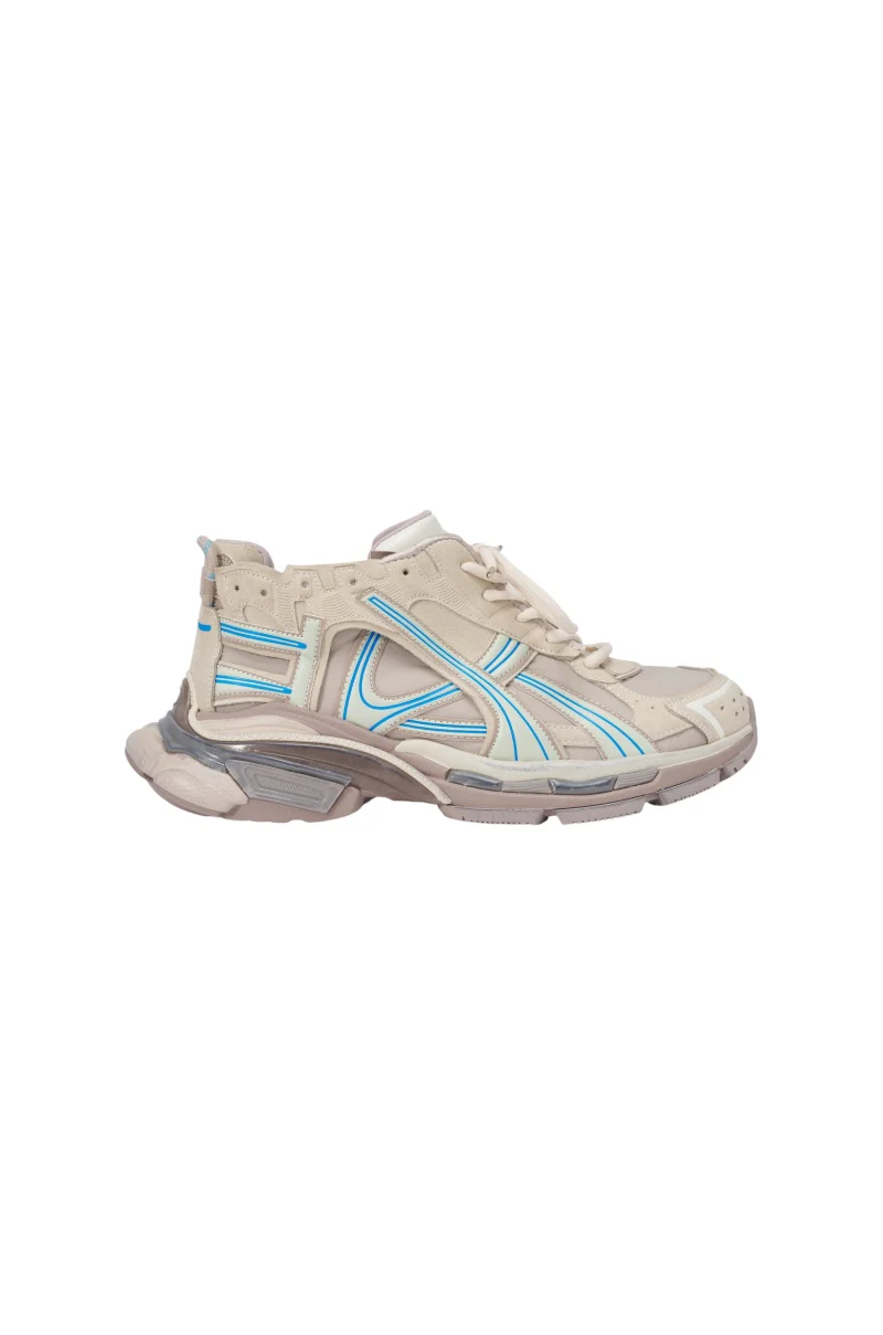 AKIRA GOLD MELAE LIGHT GREY SNEAKER - Image 5