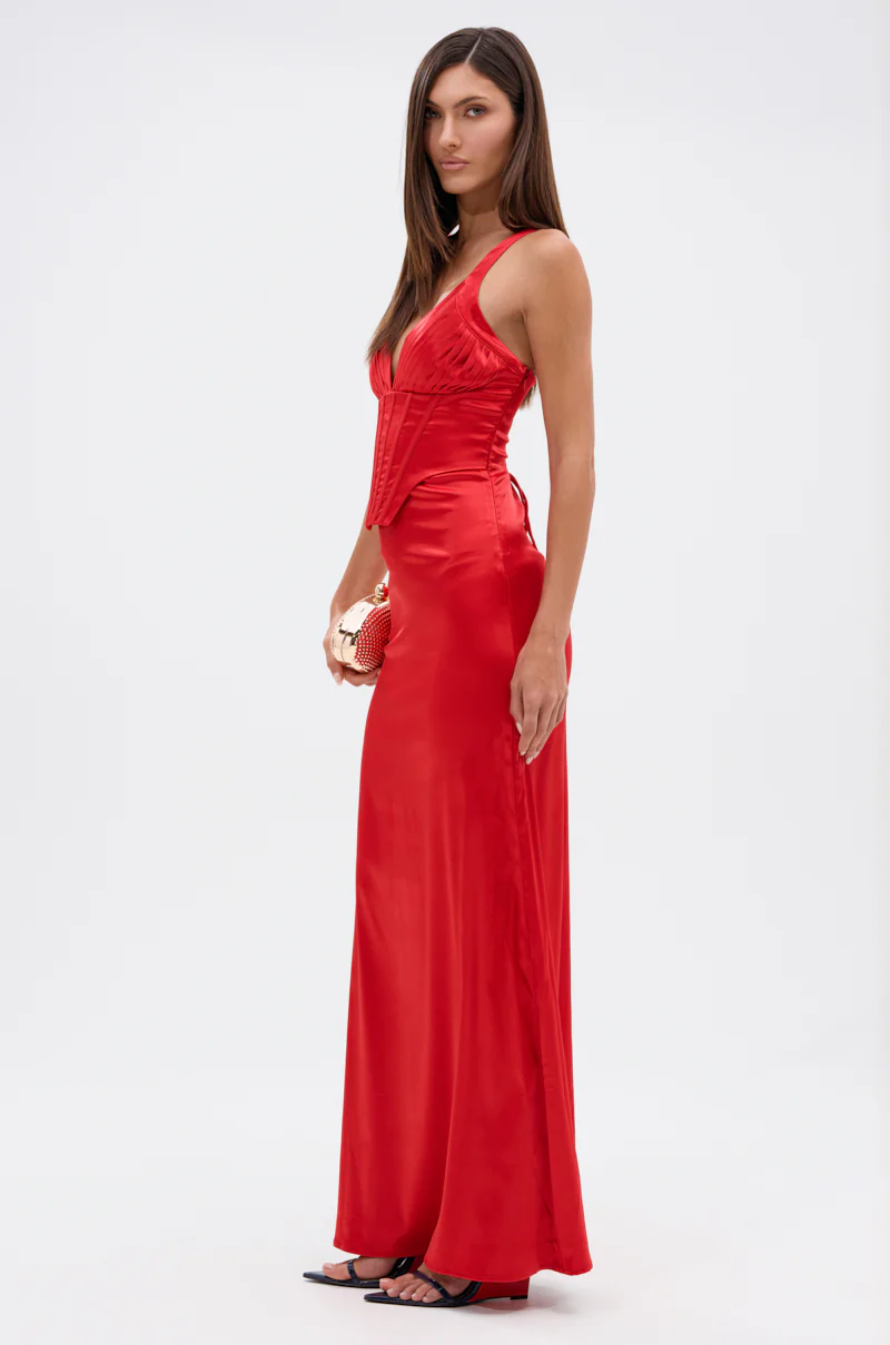 ALL ABOUT ME SATIN MAXI DRESS - Image 3
