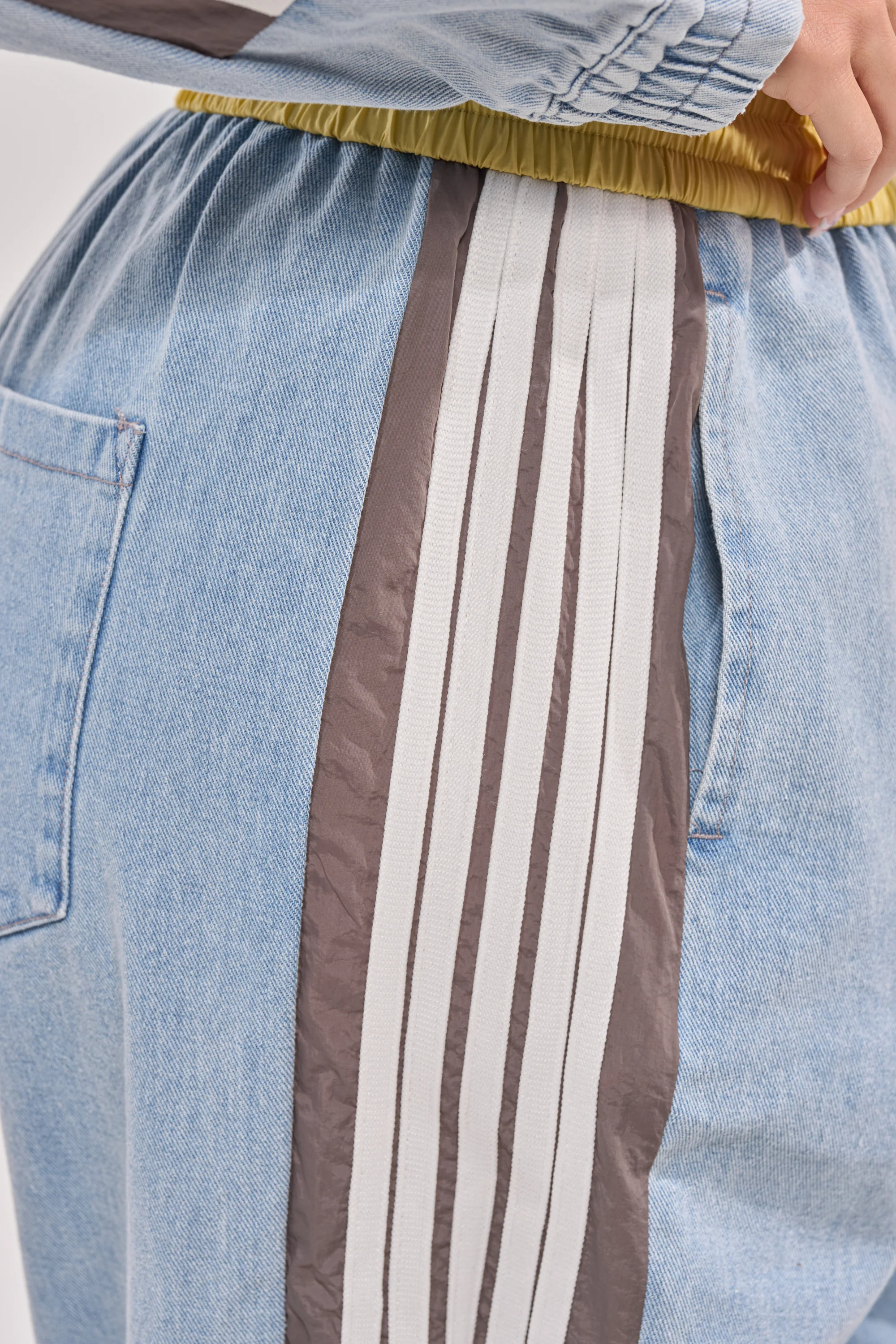 ALONE AGAIN DENIM TRACK PANT - Image 10