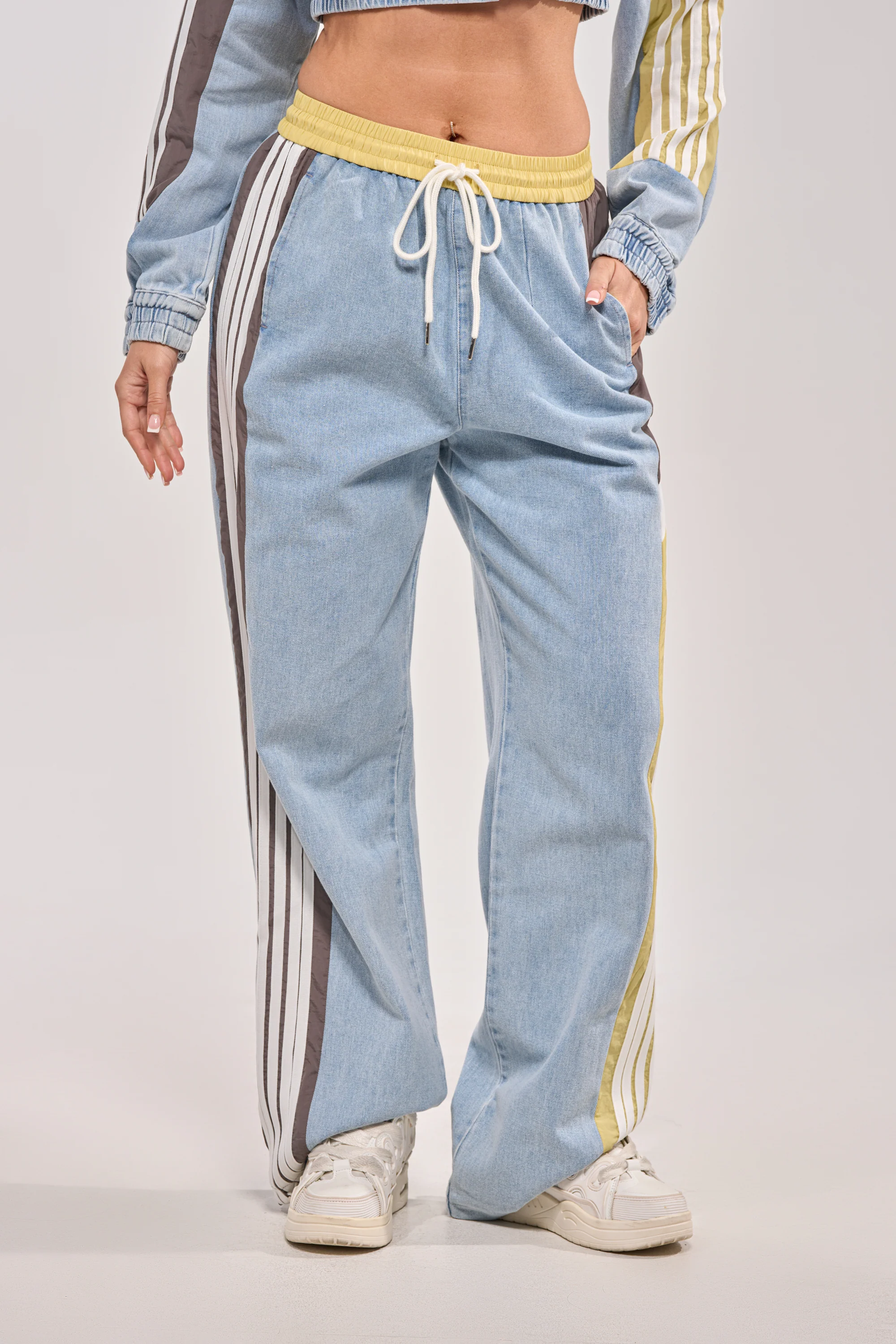 ALONE AGAIN DENIM TRACK PANT - Image 5