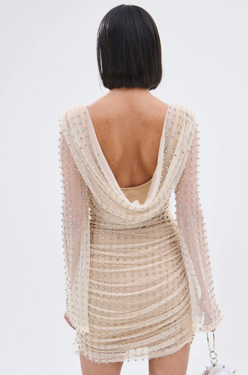 ALYSSA RHINESTONE MINI DRESS - Image 8