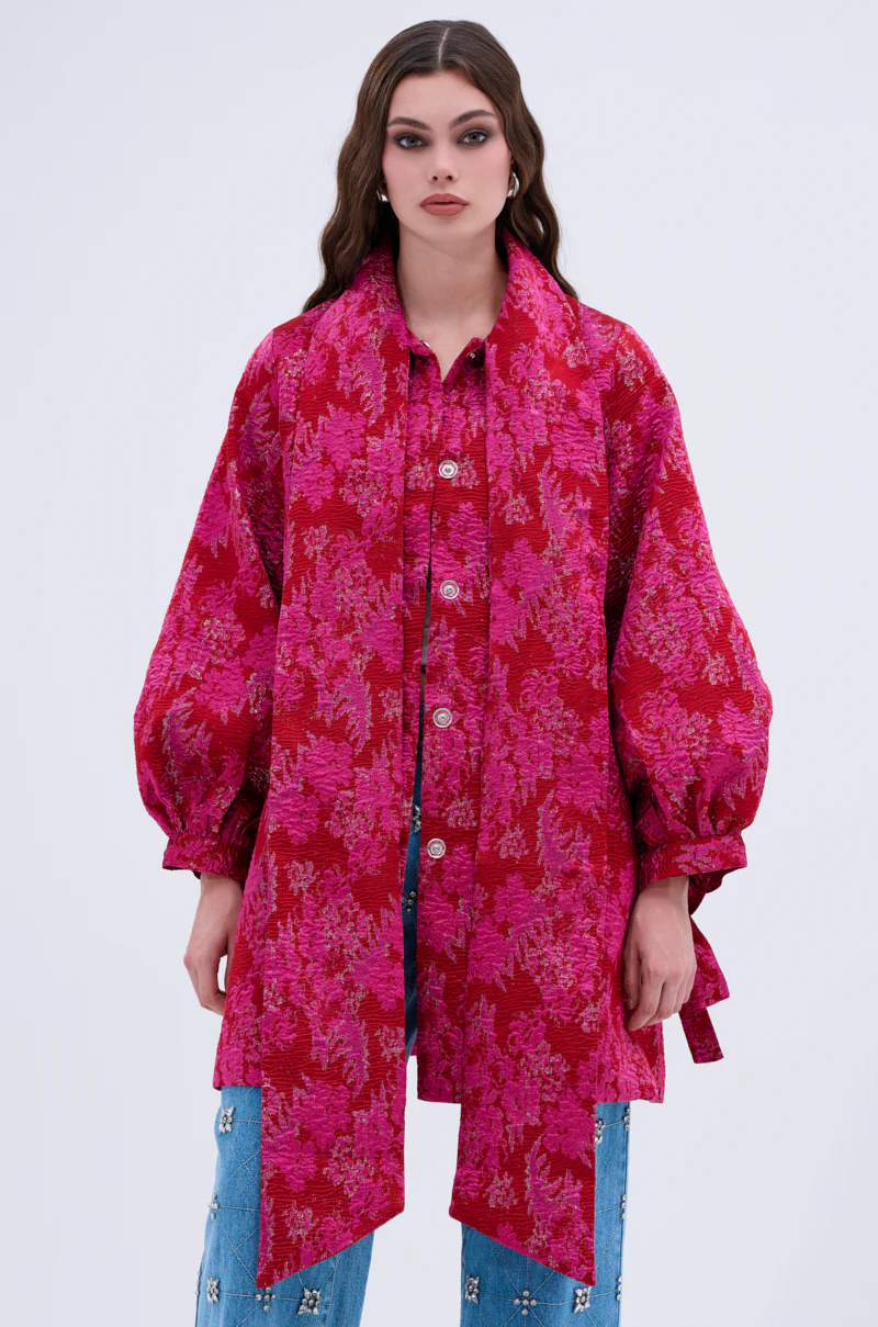 AMALIA TIE NECK TRENCH - Image 3