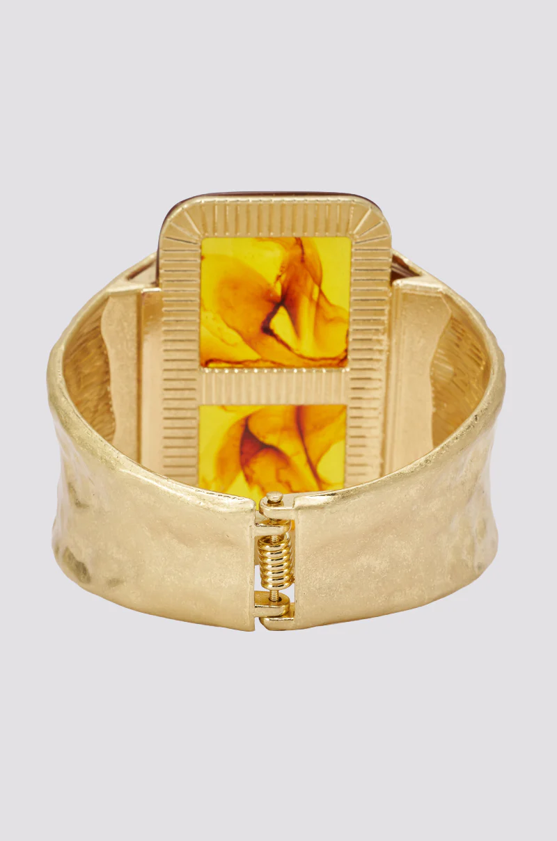 AMBER BLOCK STATEMENT CUFF - Image 3