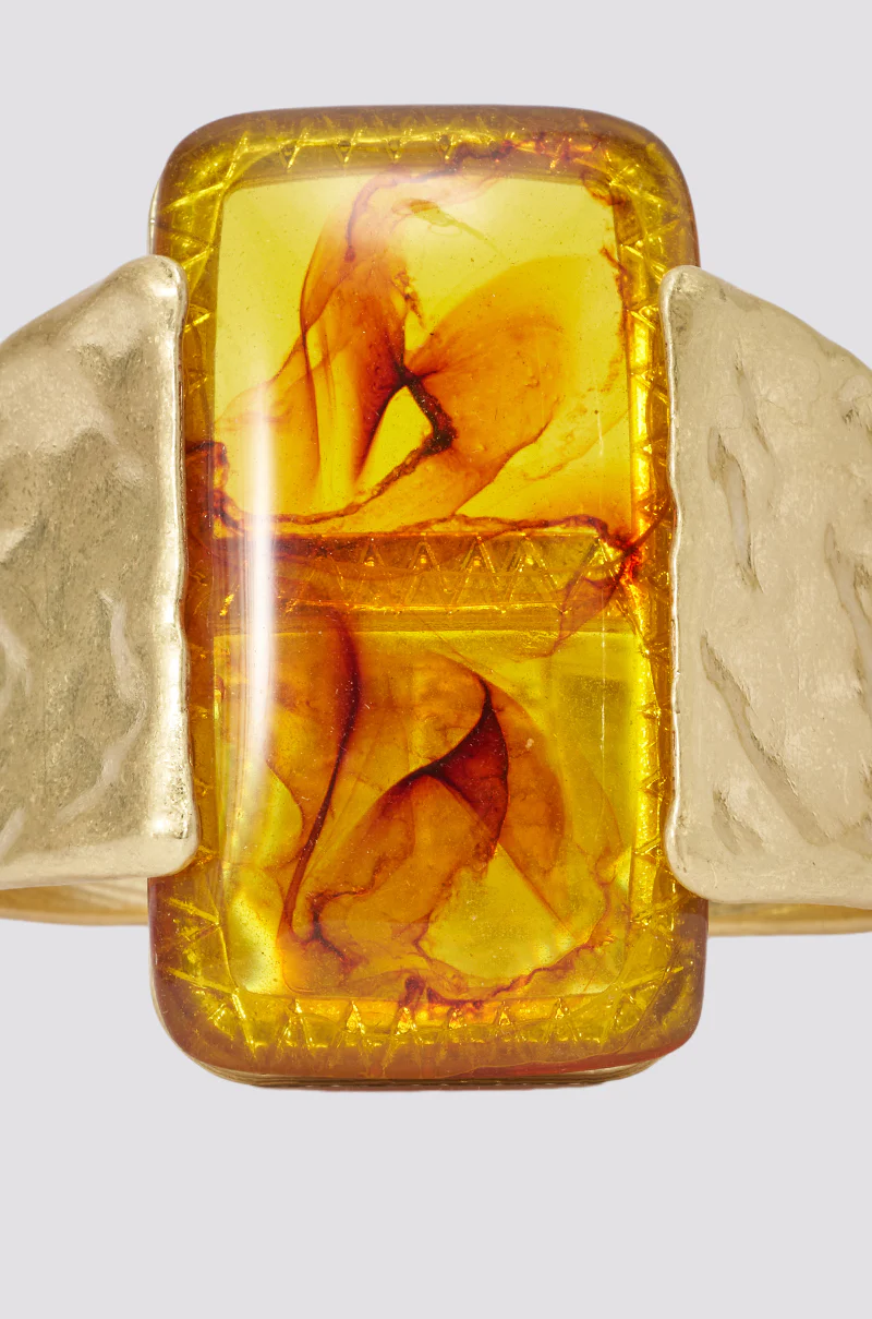AMBER BLOCK STATEMENT CUFF - Image 4