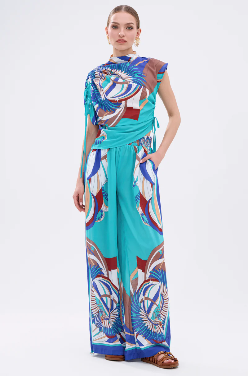 ASHTIN PRINTED PALAZZO PANT - Image 8