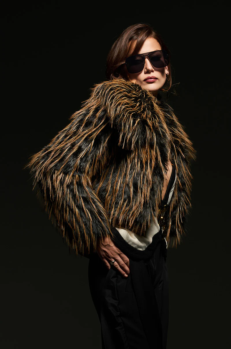 AURORA FAUX FUR JACKET - Image 2