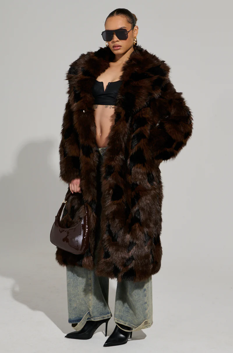 AUSTIN FAUX FUR TRENCH - Image 3