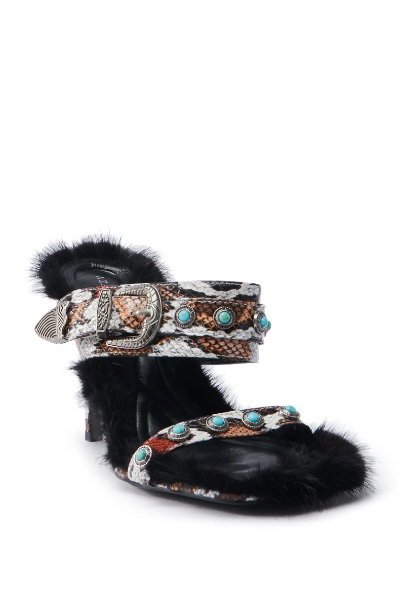 AZALEA WANG AUGER BROWN SANDAL - Image 6