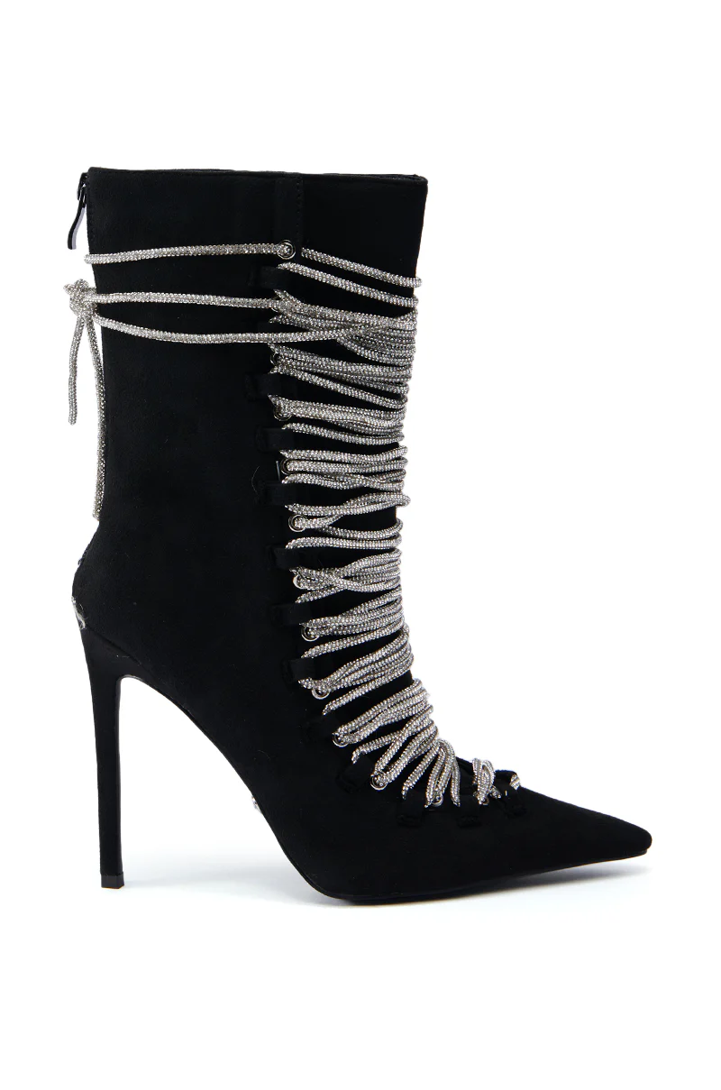 AZALEA WANG DASHIELL BLACK STILETTO BOOT - Image 4
