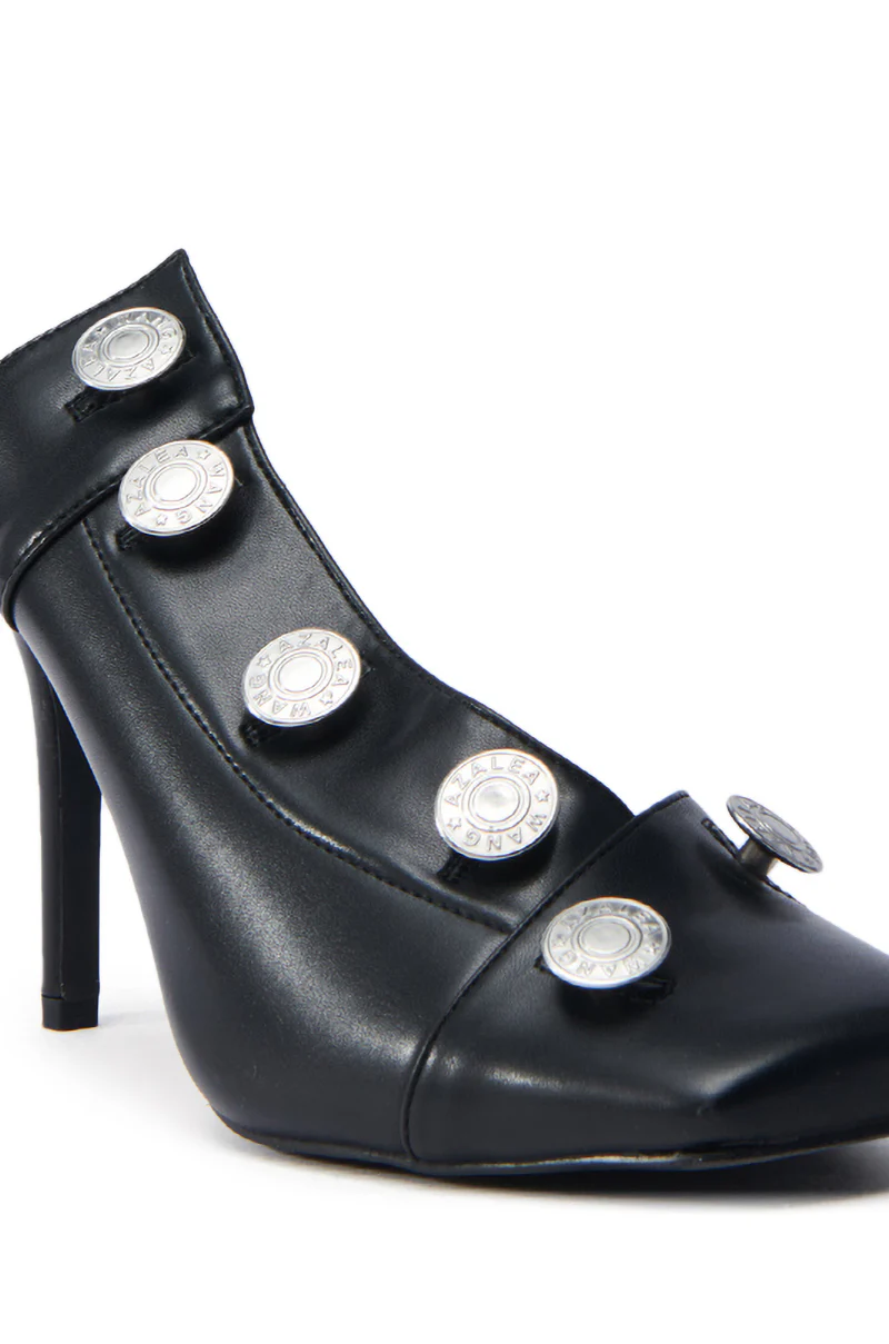 AZALEA WANG EBRIMA BLACK STILETTO  PUMP - Image 9