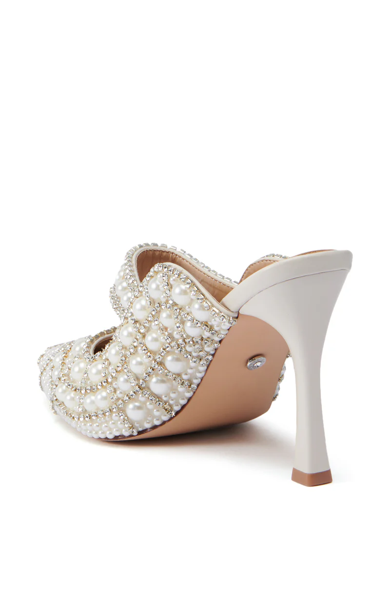 AZALEA WANG ENYA SILVER PUMP - Image 8