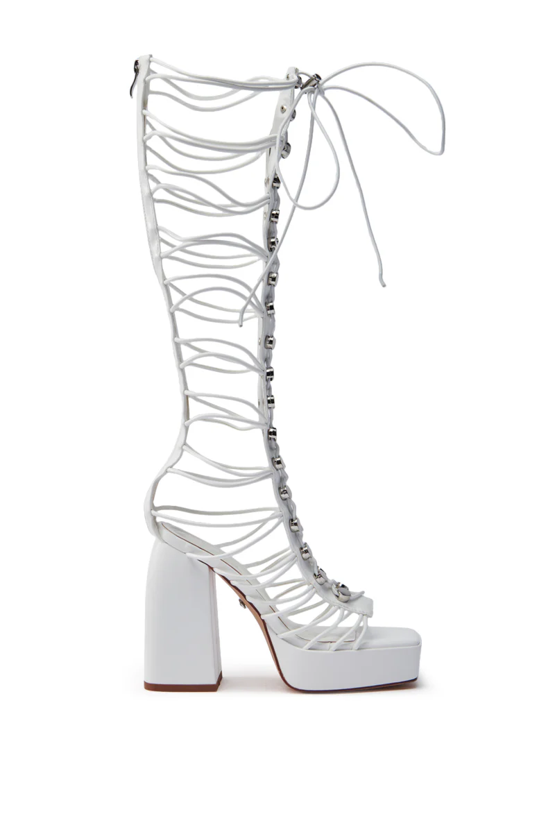 AZALEA WANG HUYEN WHITE GLADIATOR SANDAL - Image 3