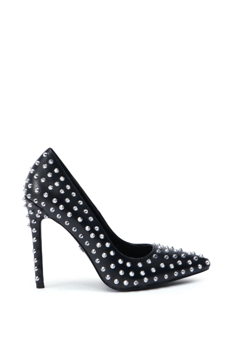 AZALEA WANG KASHIE BLACK STILETTO PUMP - Image 4