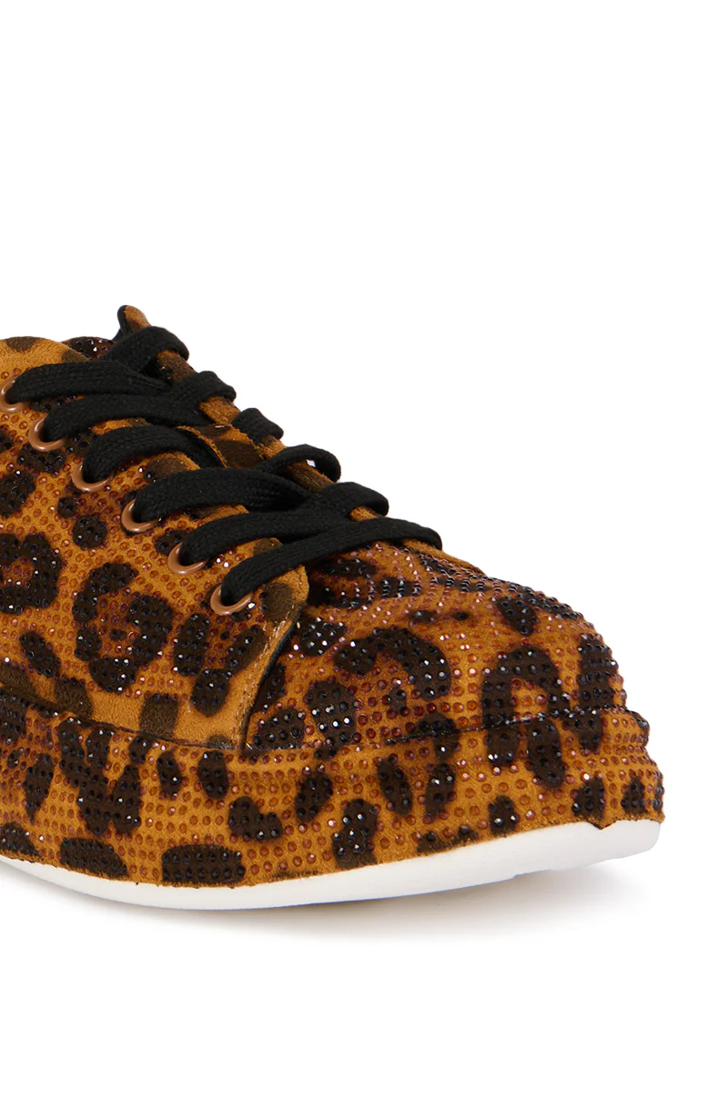 AZALEA WANG KEONI LEOPARD SNEAKER - Image 5