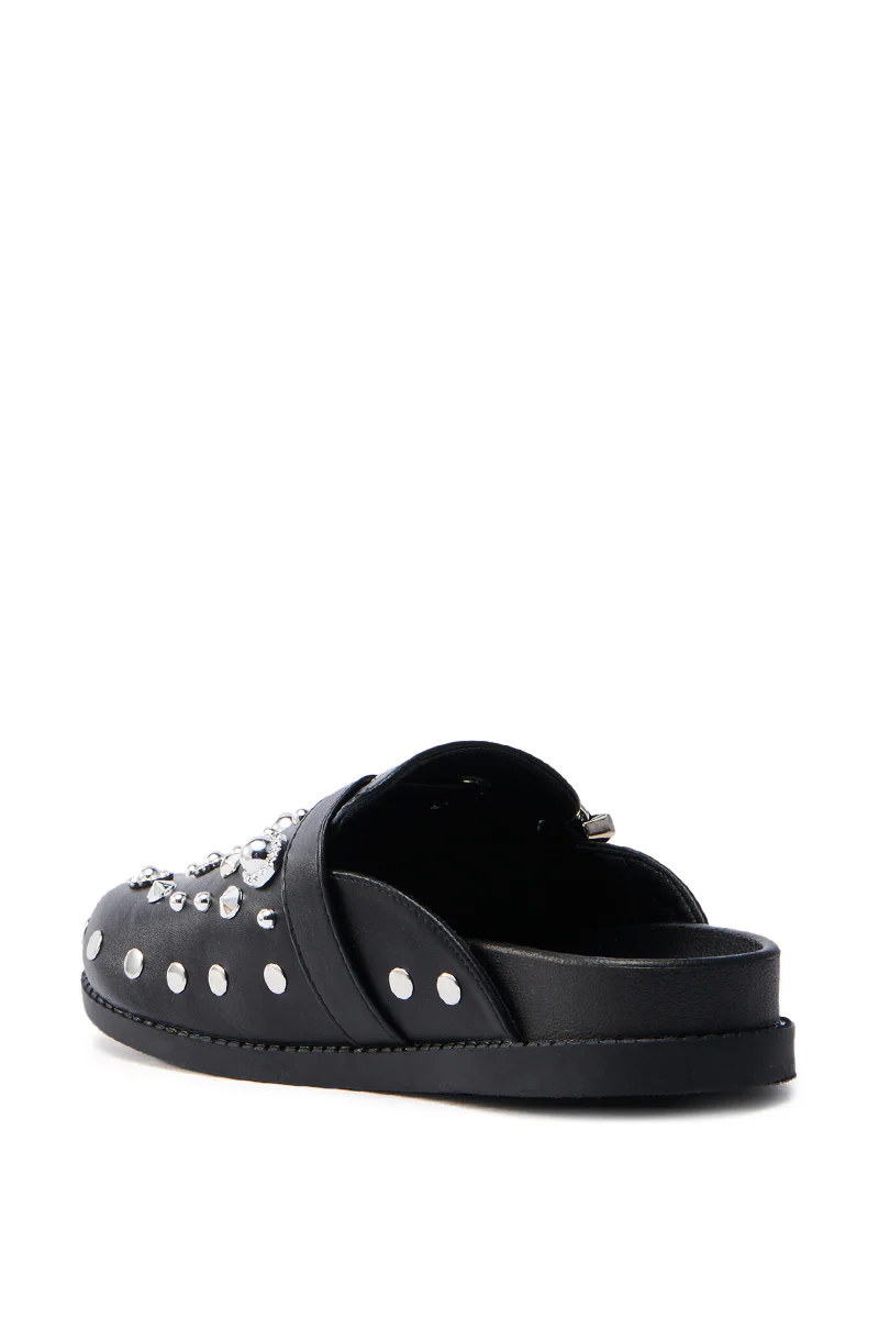 AZALEA WANG MAULDIN HARDWARE EMBELLISHED CLOG IN BLACK - Image 6