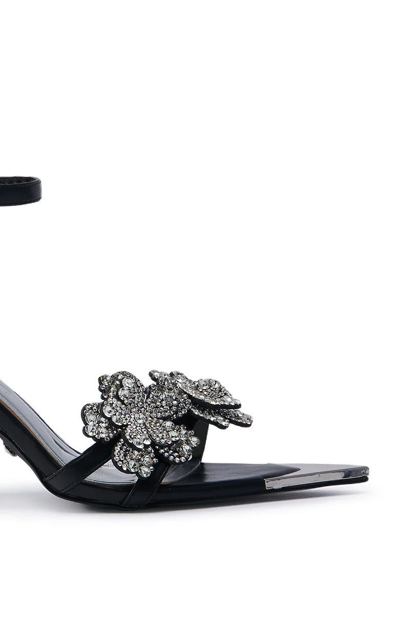 AZALEA WANG NJEMA FLOWER EMBELLISHED STILETTO SANDAL - Image 7