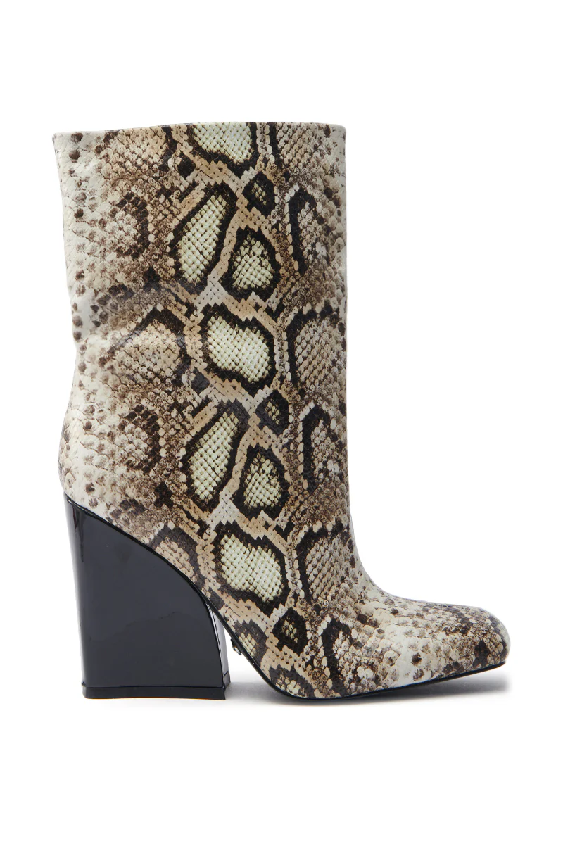 AZALEA WANG RANSOM BLACK MULTI SNAKE BOOTIE - Image 4