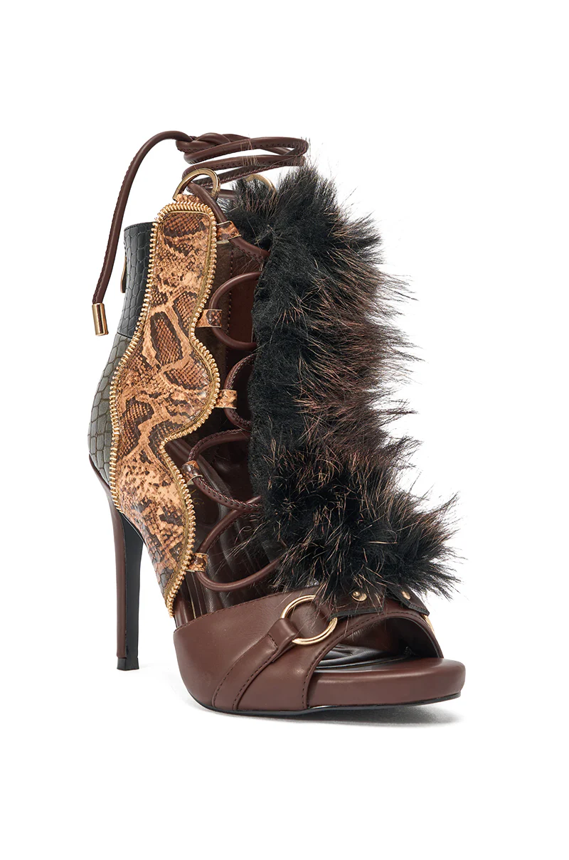 AZALEA WANG SHAINY SNAKE BROWN MULTI - Image 4