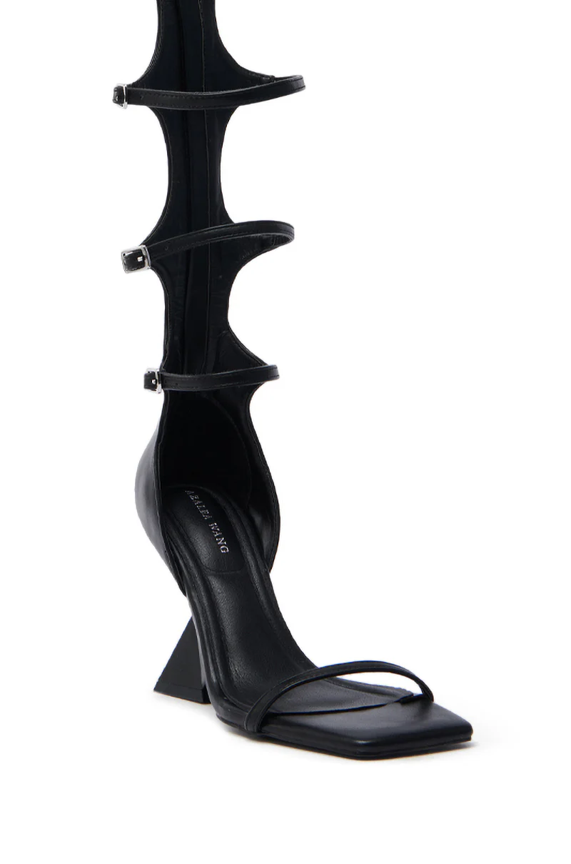 AZALEA WANG TAITEN BLACK SANDAL - Image 7