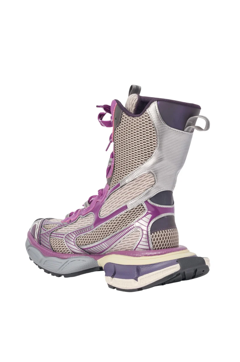 AZALEA WANG YVONNE PURPLE LACE UP SNEAKER - Image 6