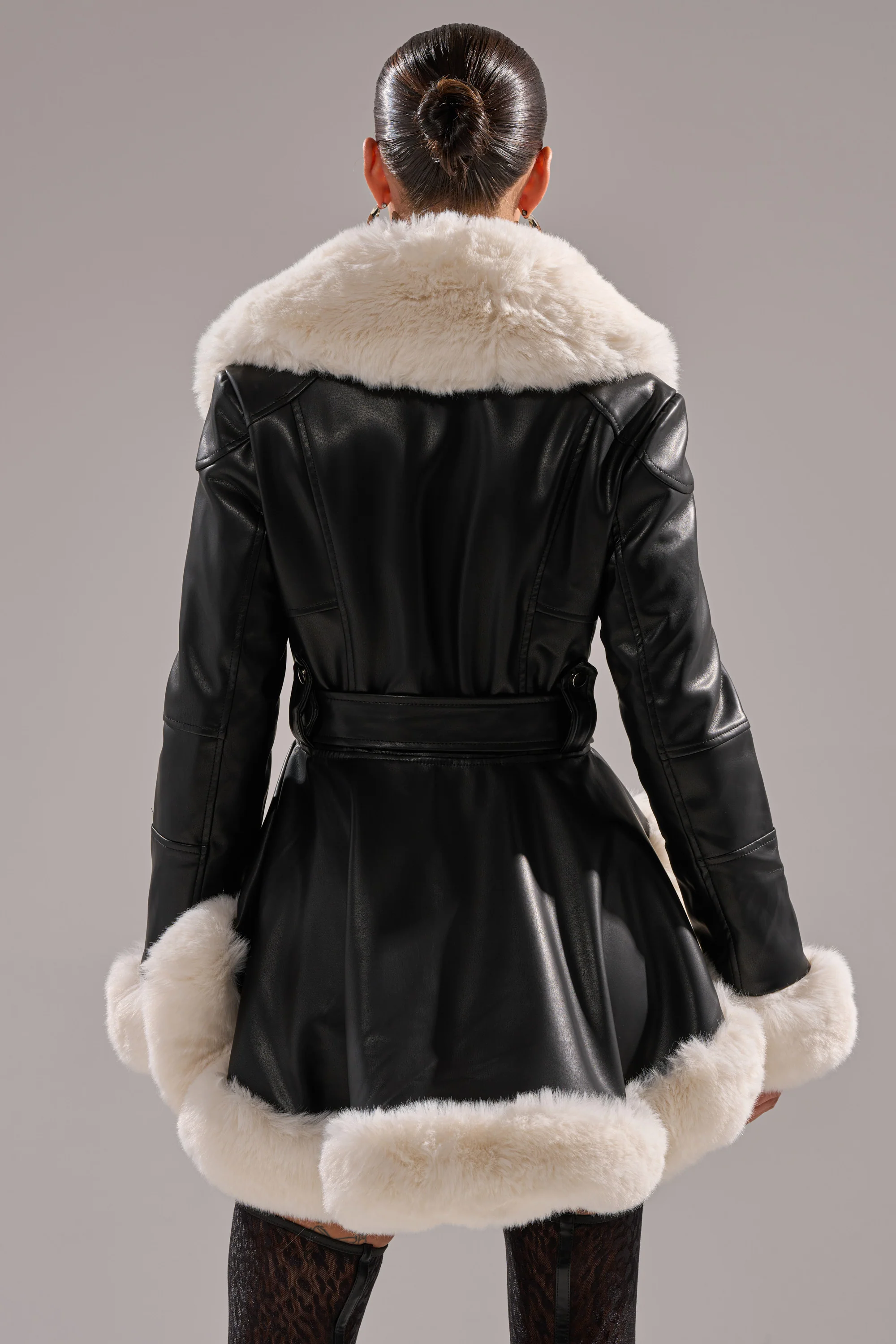 BABY IT'S COLD OUTSIDE FUR TRIM MOTO - Image 9
