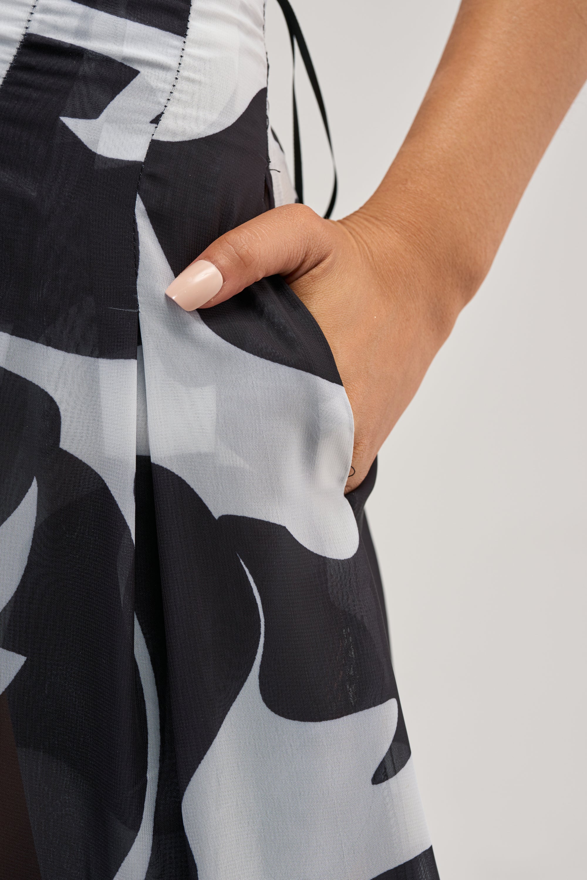BAECATION CHIFFON WIDE LEG PANT - Image 9