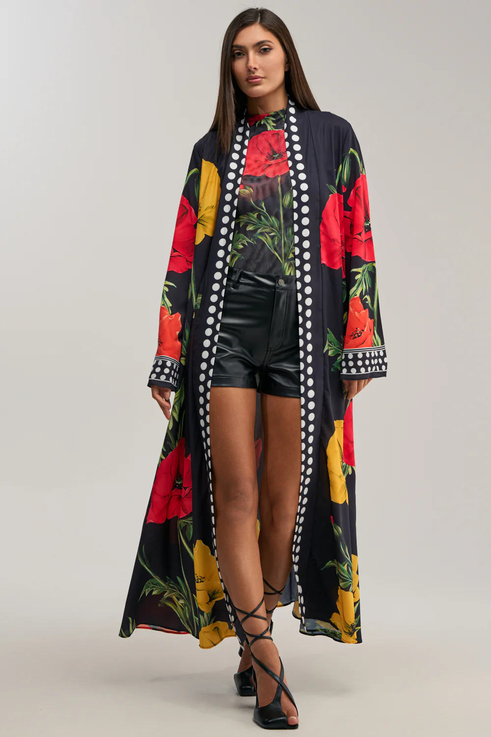 BELLADONNA SATIN DUSTER - Image 2