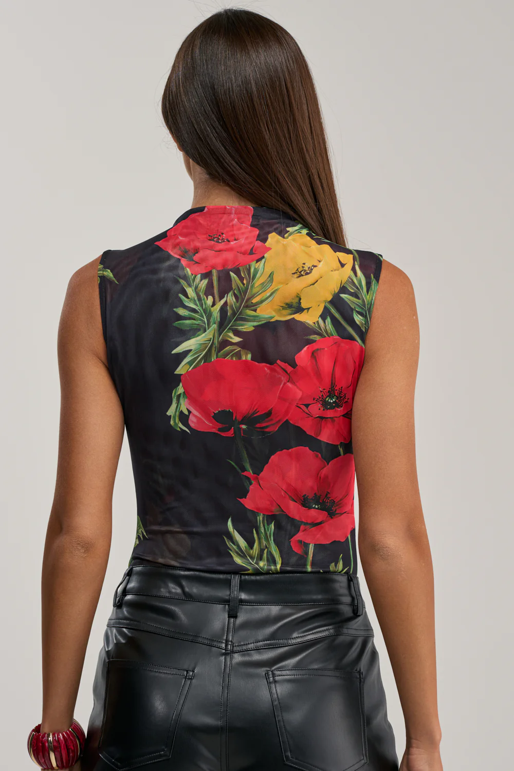 BELLADONNA SLEEVELESS MESH BODYSUIT - Image 6