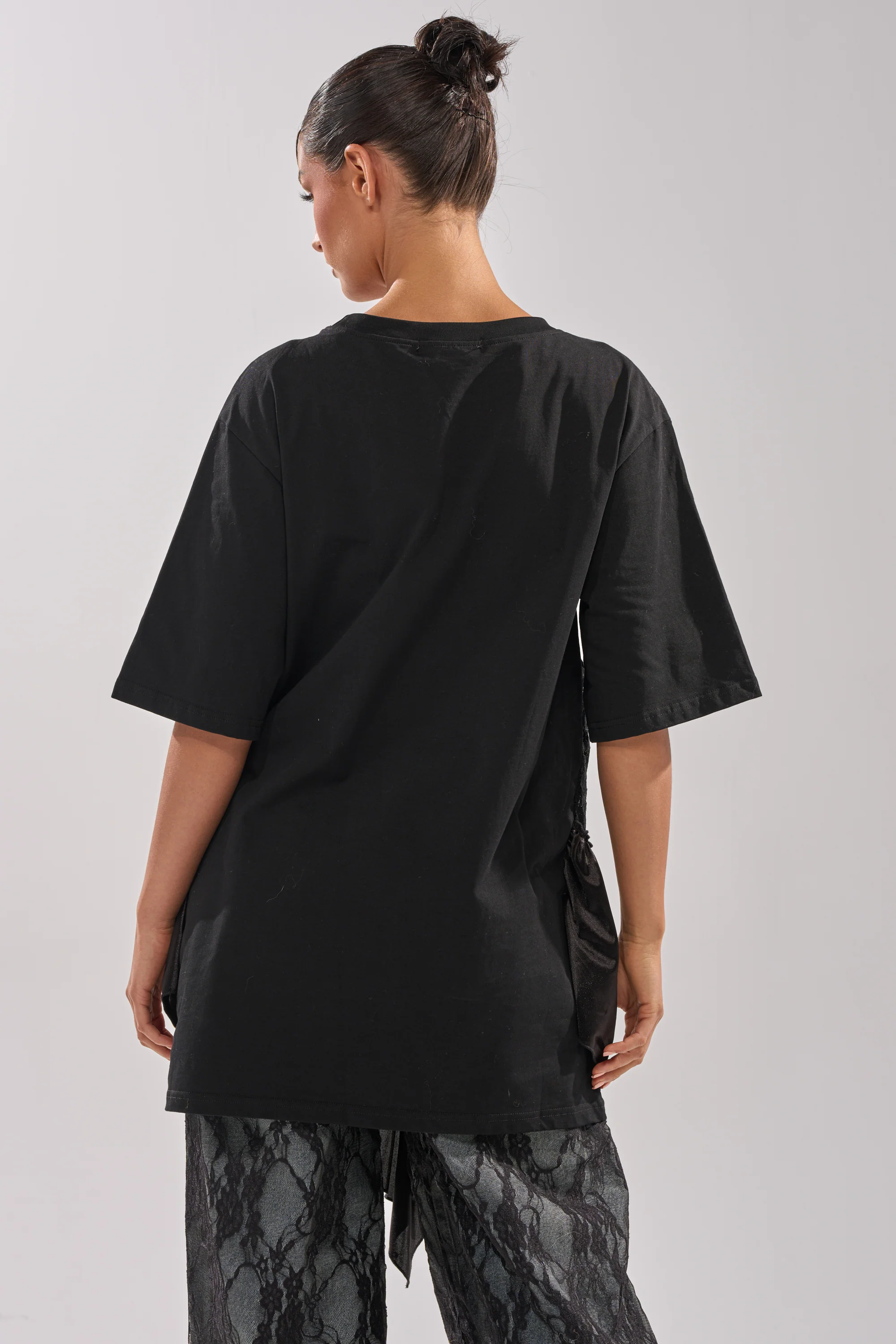 BEVERLY HILLS DIVA LACE OVERLAY TEE - Image 6