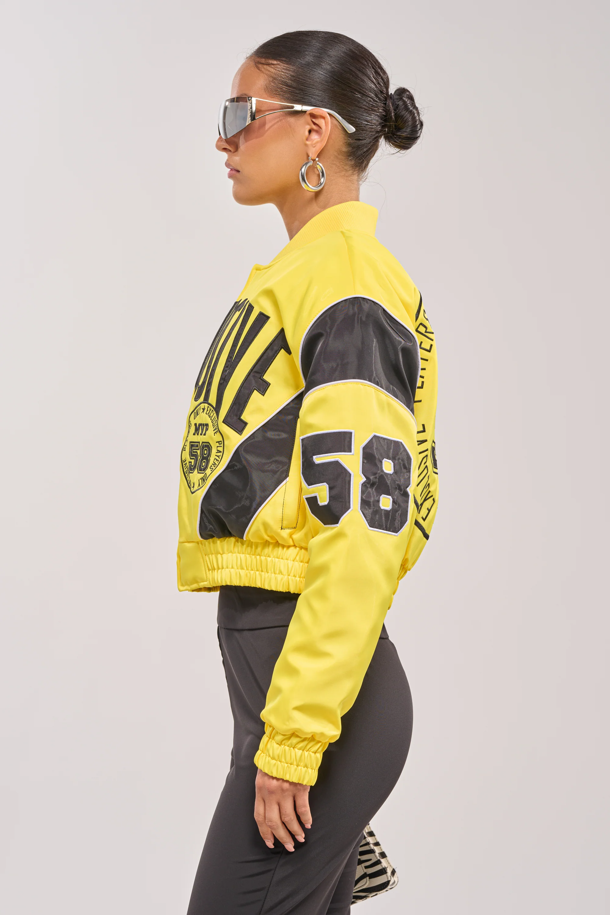 BILLIE EMBROIDERED NYLON BOMBER - Image 5
