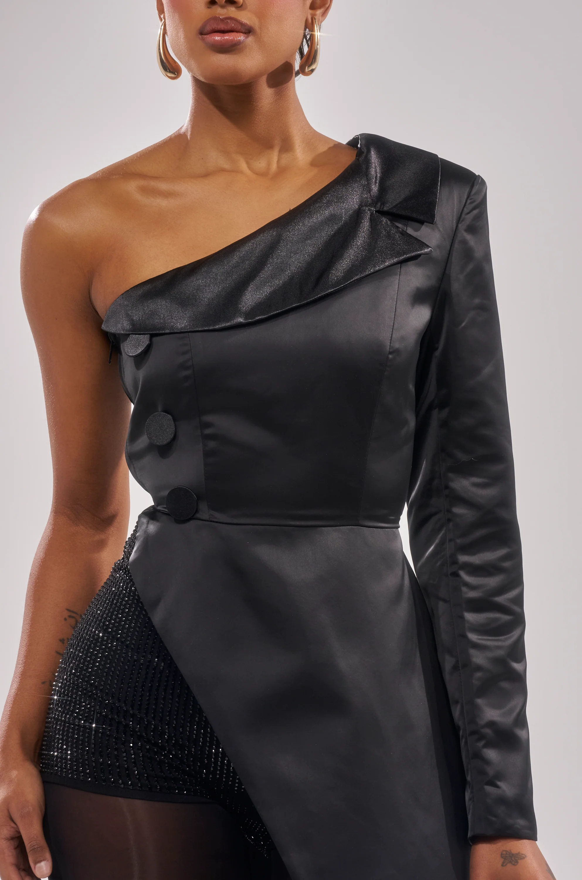 BLACK TIE AFFAIR TUXEDO TOP - Image 6