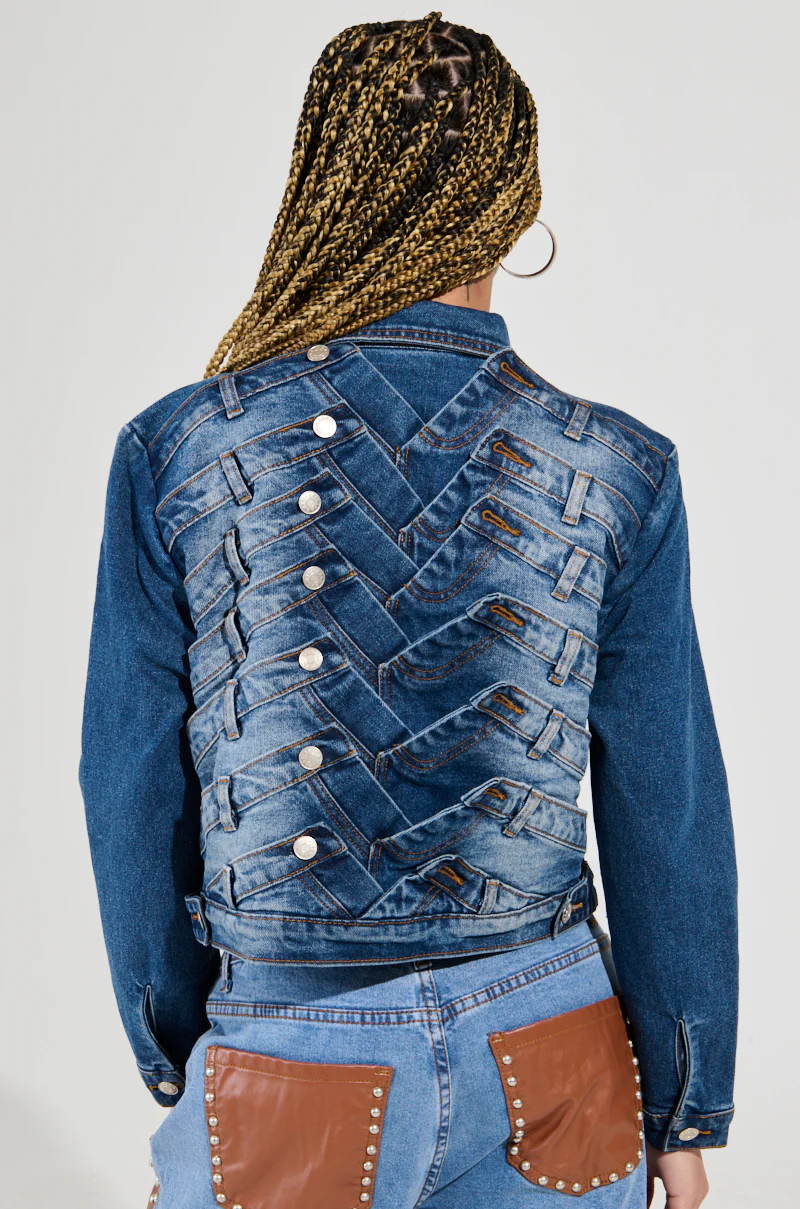 BOTTOMS UP DENIM JACKET - Image 4