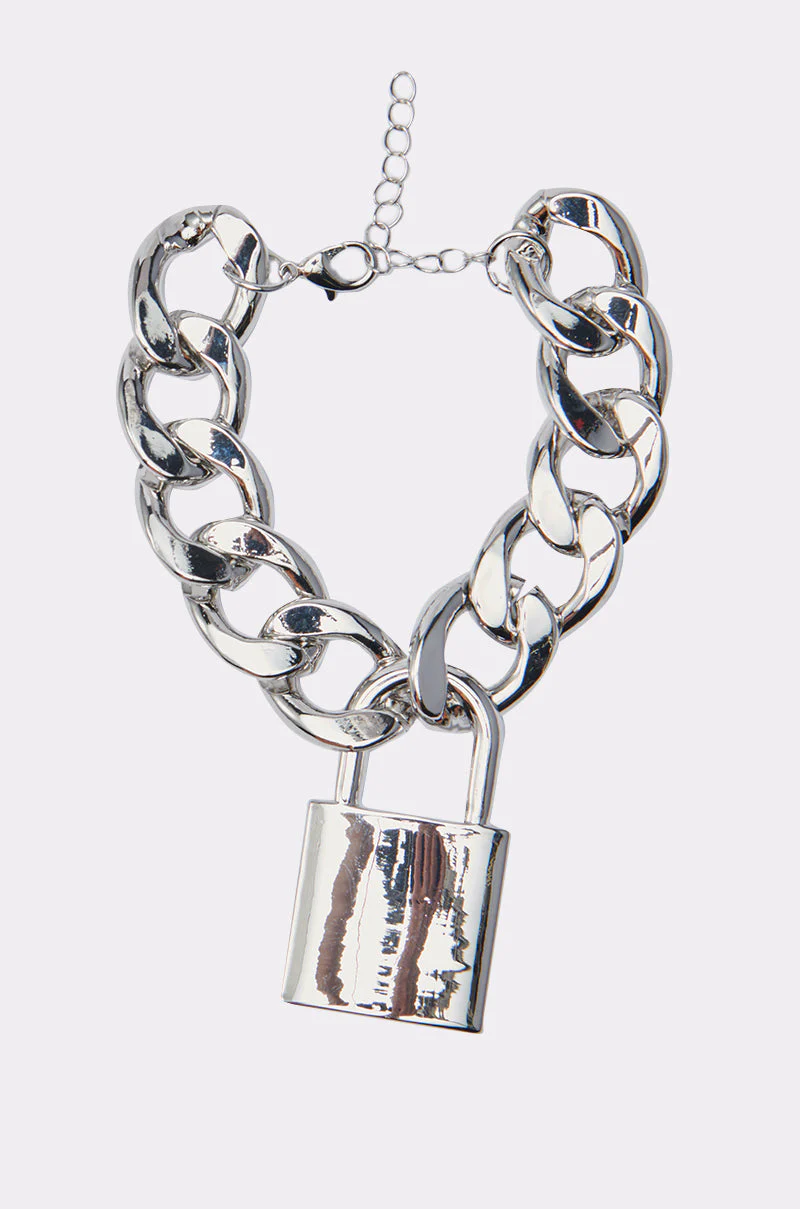 LOVE LOCKDOWN SILVER BRACELET