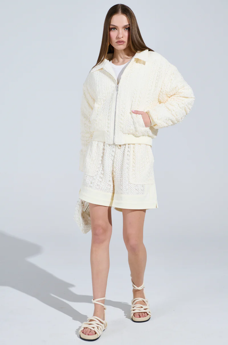 BROOKLYN CROCHET BERMUDA SHORTS - Image 8