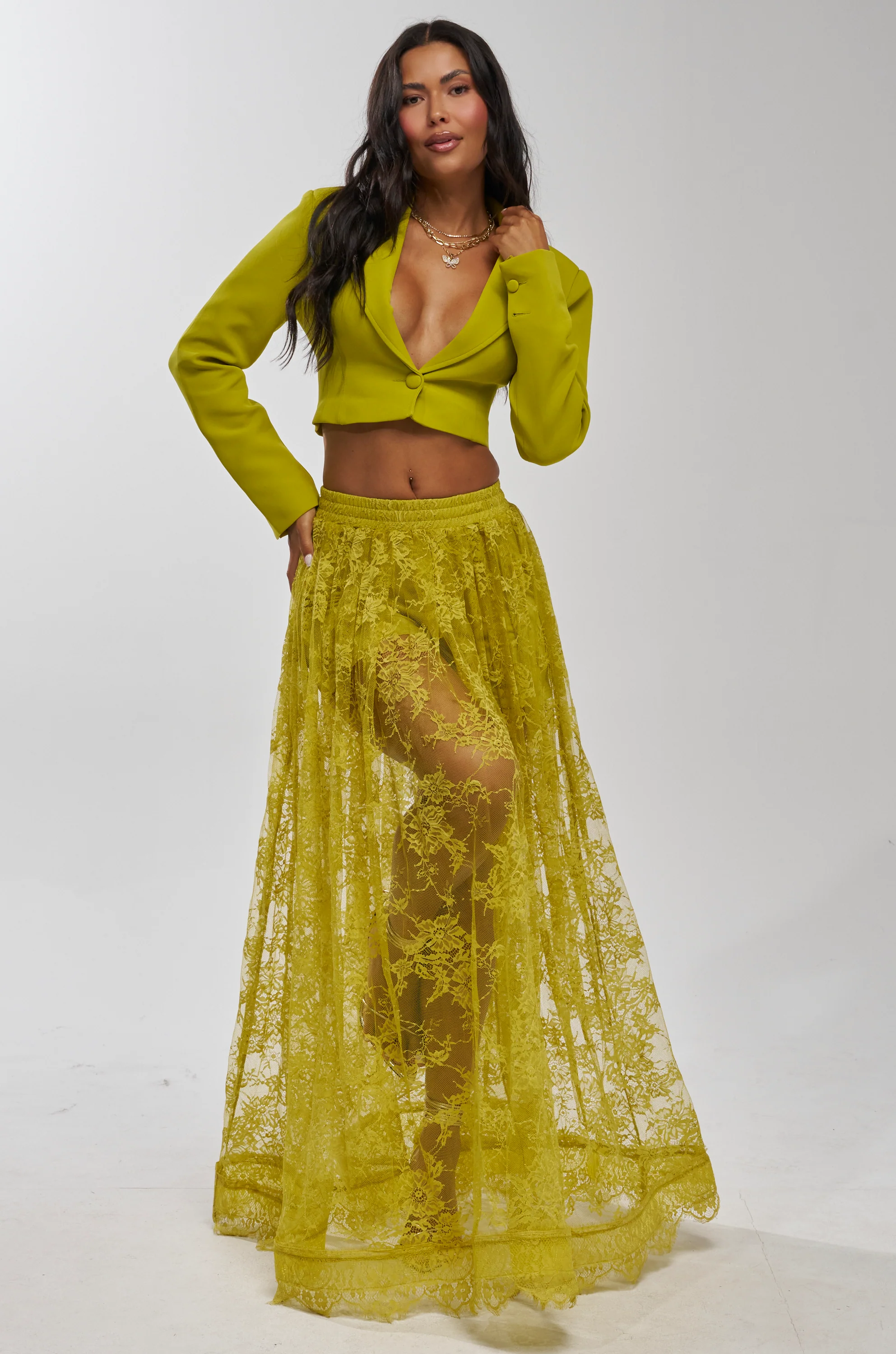 CAN I KICK IT CROPPED BLAZER - Image 6
