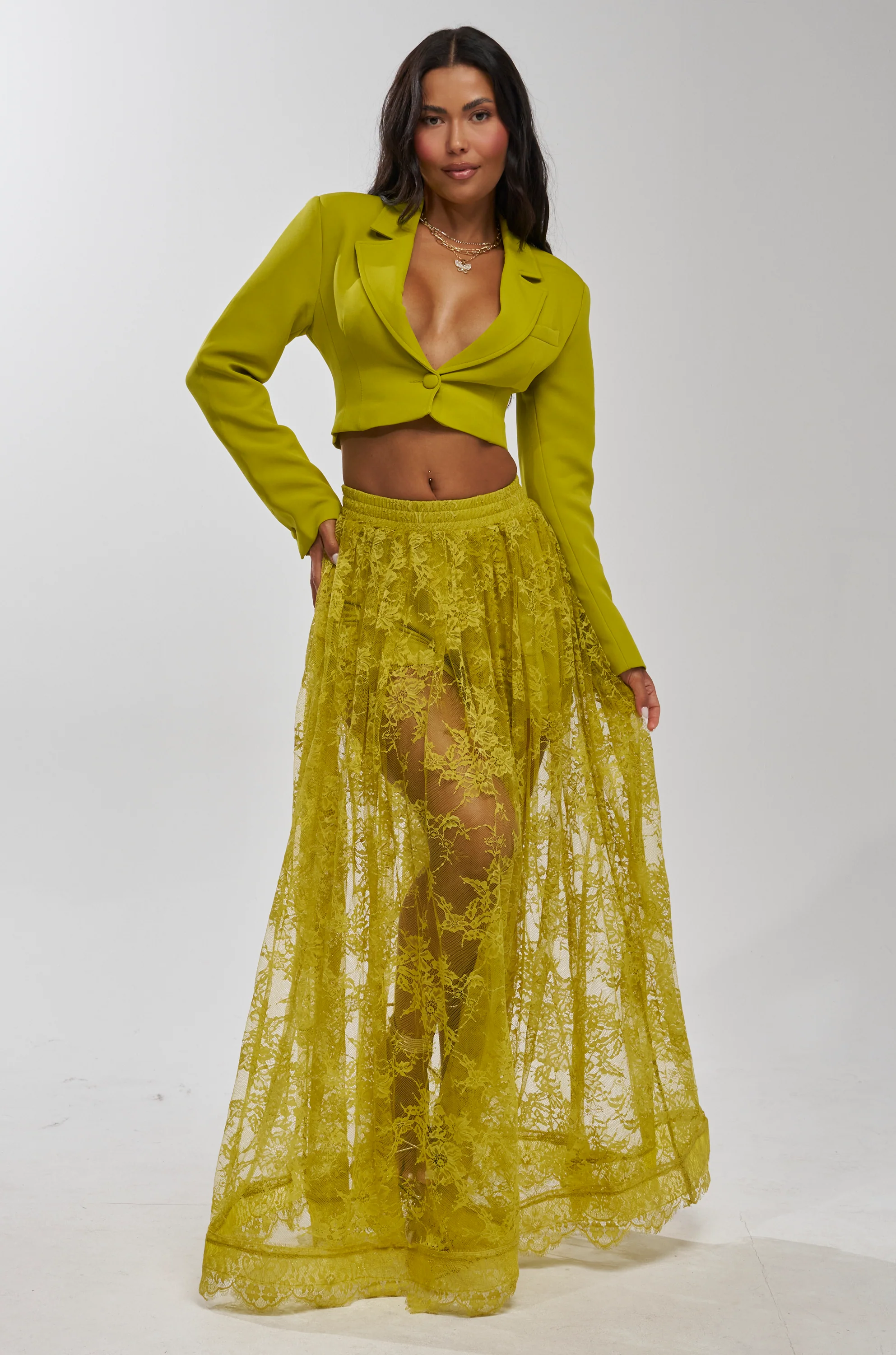 CAN I KICK IT CROPPED BLAZER - Image 7