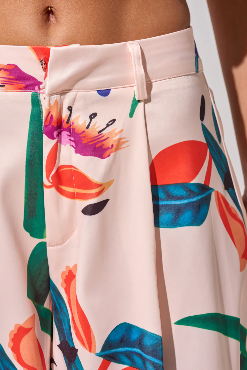 CANDY RAIN SATIN WIDE LEG PANT - Image 8