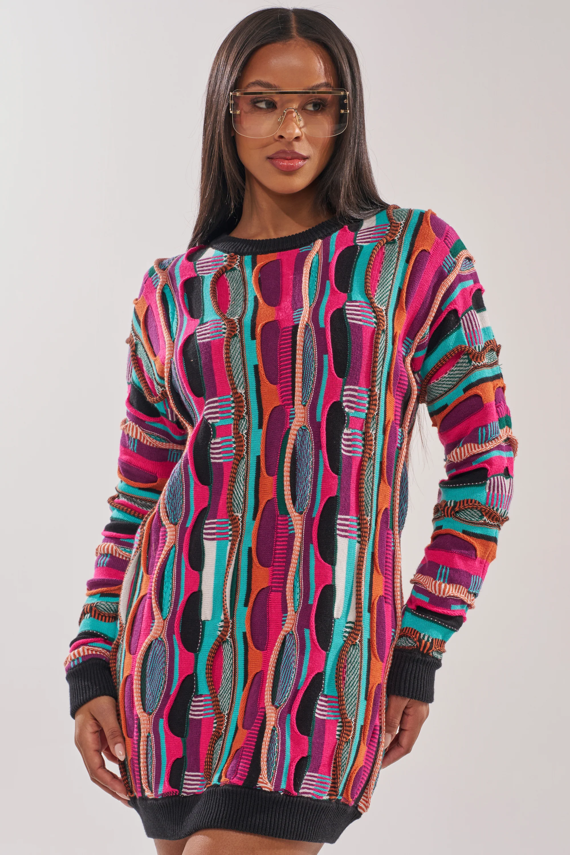 CARLTON COULD NEVER KNIT SWEATER DRESS