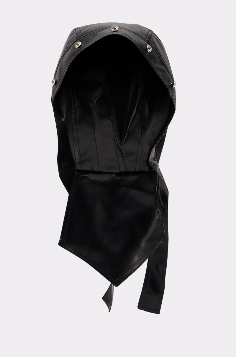CASEY PU TIE SKULL CAP - Image 4