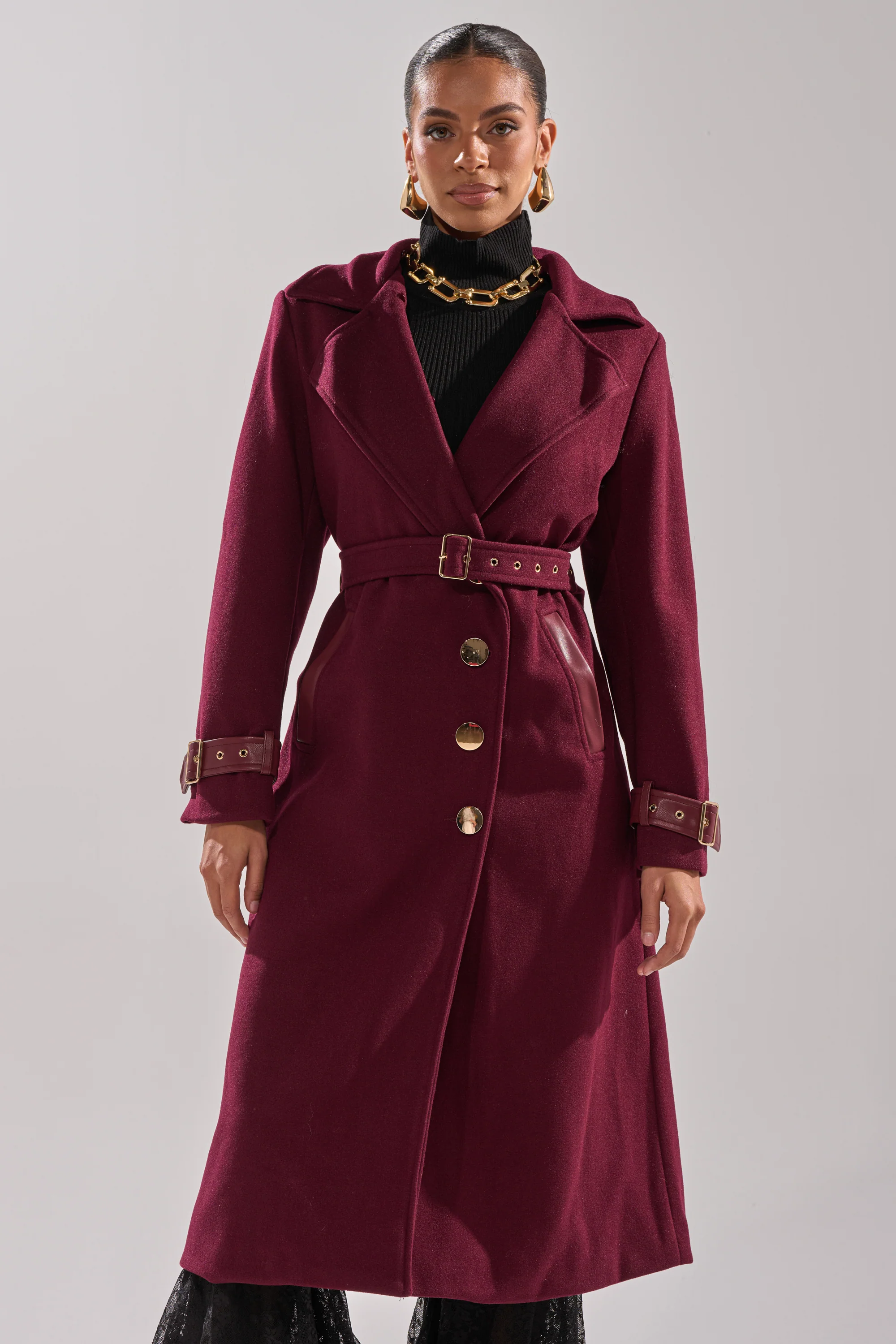 CATALINA FUR COLLAR TRENCH - Image 6