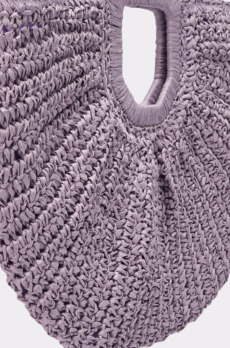 CATCHING FLIGHT RAFFIA CLUTCH - Image 4