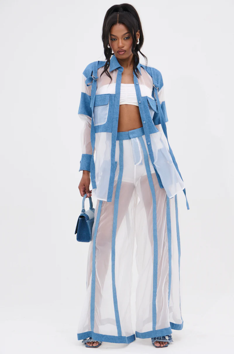 CELINE WIDE LEG TROUSER