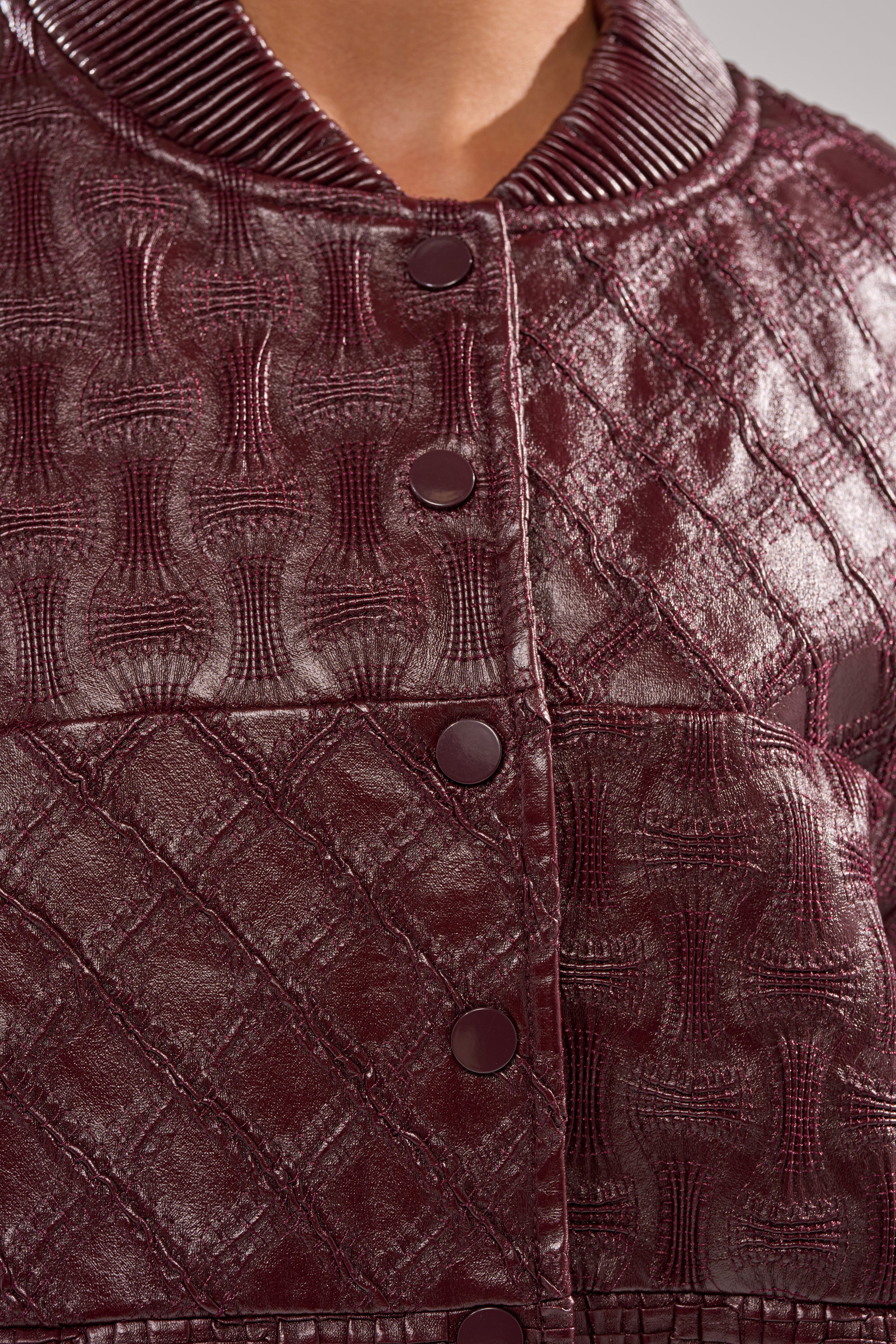 CHARLI PATCHWORK BOMBER - Image 12