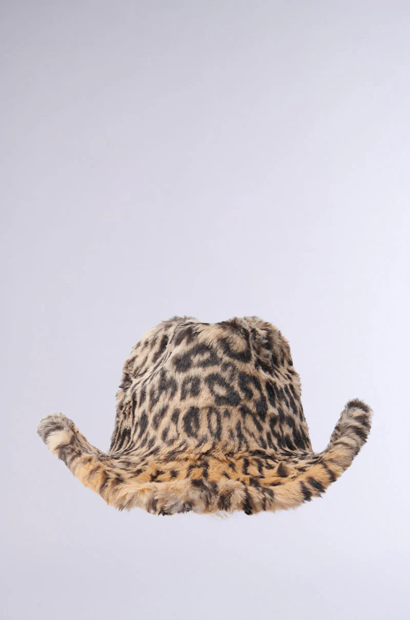 CHECK ME OUT FAUX FUR COWBOY HAT - Image 8