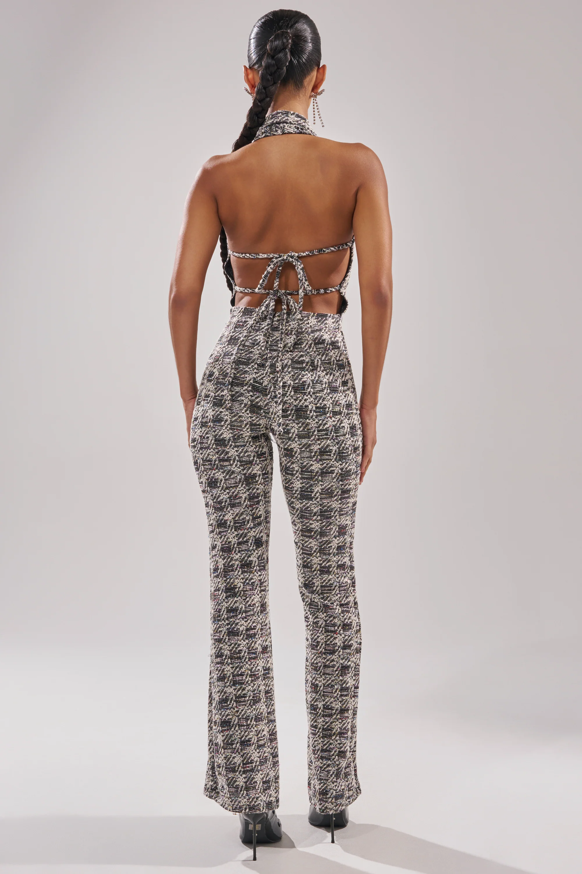 CHECKMATE SLEEVELESS JUMPSUIT - Image 6